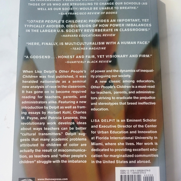 Other People's Children: Cultural Conflict in the Classroom - Paperback - GOOD - Picture 3 of 3